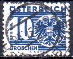 AUSTRIA 1935 Postage Due - 10g  - Blue    FU - Taxe