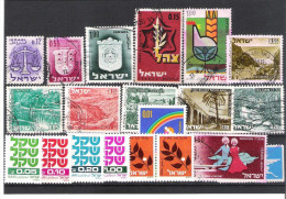 ISRAEL:lot De 18 TP  Ttes époques 1961...1982 + PA - Collections, Lots & Séries