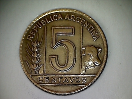 Argentine 5 Centavos 1944 - Argentina