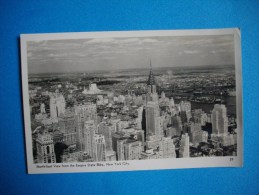 CARTE PHOTO   NEW YORK CITY  -  North East View From The Empire State Building  - - Empire State Building