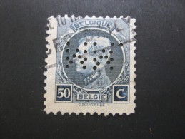 FIRMENLOCHUNG , Perfin - 1934-51