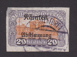 Austria, Scott #B29, Used, Austrian Stamp Overprinted, Issued 1920 - Usati