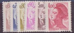 SERIE LIBERTE*** DE GANDON  N°2239/2244 - 1982-1990 Liberty Of Gandon