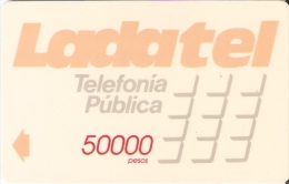 TARJETA DE MEXICO DE LADATEL DE 50000 PESOS (9MEXD) LETRA B - Mexico