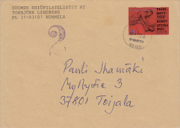 26738- PAINTING BY AKSELI GALLEN KALLELA, STAMPS ON COVER, 2010, FINLAND - Lettres & Documents