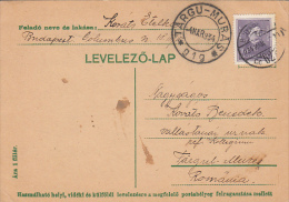 26895- FERENC DEAK, POLITICIAN, STAMP ON POSTCARD 1934, HUNGARY - Cartas & Documentos