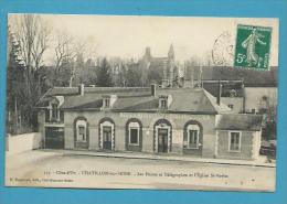 CPA 353 - Les Postes - Télégraphes Et Téléphones - Eglise St-Vorles CHATILLON SUR SEINE - Chatillon Sur Seine