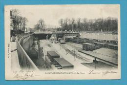 CPA Chemin De Fer Trains La Gare SAINT-GERMAIN-EN -LAYE 78 - St. Germain En Laye (Château)