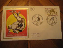 Clermont Ferrand 1987 Wrestling Lutte World Championships Fdc Cancel Cover France - Ringen