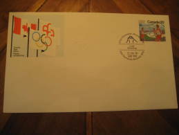 Montreal 1976 Wrestling Lutte Olympic Games Olympics Fdc Cancel Cover Canada - Ringen