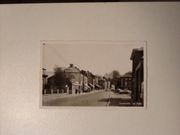 BELGIQUE SOMBREFFE LE STAIN CARTE PHOTO NOIR ET BLANC DENTELEE GLACEE - Sombreffe