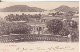 1-St. Thomas & Prince-Sao Tomè E Principe-Spedita Dall´Italia-Francobollo C.2 Aquila Sabauda 1901 - São Tomé Und Príncipe