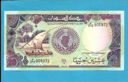 SUDAN - 20  SUDANESE POUNDS - 1991 - P 47 - UNC. - 2 Scans - Sudan