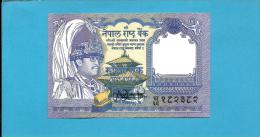 NEPAL - 1  Rupee - ND ( 1991 -  ) - P 37 - Sign. 13 - UNC. - King Birendra Bir Bikram - 2 Scans - Nepal