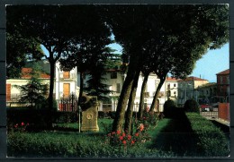 PESCO SANNITA (BN) - Villa Comunale E Monumento - Cartolina Non Viaggiata - Benevento