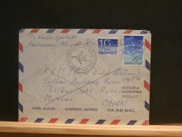 54/516     NEDERLAND  1° VLUCHT MUSCAT   1981 - Posta Aerea