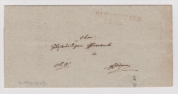 Heimat DE BW Blumenfeld 1851-06-06 Brief Bischöfliches Ordinariat - Préphilatélie