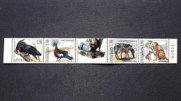 Jugoslawien 2787/90 **/mnh, Fauna: 60 Jahre Belgrader Tierpark, Gefaltet - Sonstige & Ohne Zuordnung