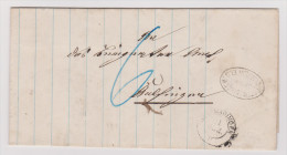 Heimat DE BW Blumenfeld (Tengen)1864-12-24 Postablage BOM Nach Gottmadingen - Lettres & Documents