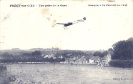 PICARDIE - 60 - OISE - PRECY SUR OISE - Vue Prise De La Gare - Souvenir Du Circuit D'aviation De L'Est - Précy-sur-Oise
