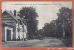 Carte Postale 78. Le Perray   La Croix Saint-Jacques Et La Forêt Verte Rtrés Beau Plan - Le Perray En Yvelines