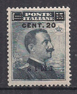 COLONIE ITALIANE 1916 EGEO SIMI FRANCOBOLLO D'ITALIA N° 106 SOPRASTAMPATO SASS 8  MLH VF - Ägäis (Simi)