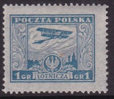 POLAND 1925 Airmail Fi 216 Mint Hinged - Ungebraucht