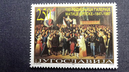 Jugoslawien 2836 **/mnh, 150 Jahre Galerie „Matica Srpska“, Gemälde Von Pavle Simic - Sonstige & Ohne Zuordnung