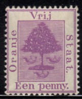 Orange Free State - 1894 1d Purple (*) # SG 68 - État Libre D'Orange (1868-1909)