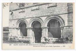 Cpa De Saint-Martin-de-Boscheville  ( Seine-inf)    Arcades De L'entrée De La Salle Capitulaire - Saint-Martin-de-Boscherville