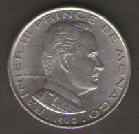 MONACO 1 FRANC 1960 - 1960-2001 Nouveaux Francs