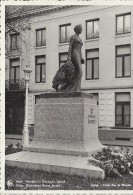 Aalst - Alost  -  Standbeeld Koningin Astrid. 1940  -  (14.5 X 10.5) Cm Naar  Parike (Brakel) - Aalst