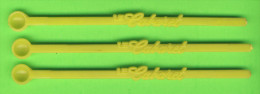 MÉLANGEURS À BOISSON - LOT DE 3 TOUILLEURS - LE CABARET - - Swizzle Sticks