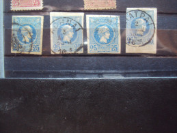 Grèce : Petit Hermès 25 Lepta Bleu - Used Stamps