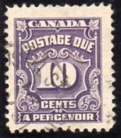 Canada Postage Due 1935-65 10c Value, Fine Used - Segnatasse