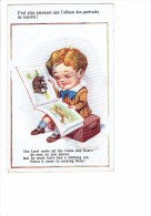 Illustration - Humour - Donald Mac Gill - Garçon Regarde Livre - Lions And Bears - éléphant Tigre COMIQUE Series N°3420 - Mc Gill, Donald