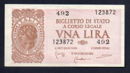 Banconota Da Una Lira Del 1944 - Italië – 1 Lira