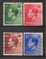 Great Britain 1936 - King Edward VIII - Used Stamps