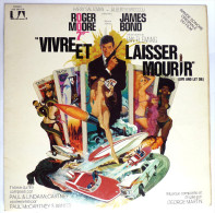 Disque Vinyle 33T JAMES BOND -  VIVRE ET LAISSER MOURIR - UAS 29475 B - 1973 - Platen & CD