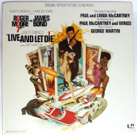 Disque Vinyle 33T JAMES BOND - LIVE AND LET DIE - UA LA 100 G - 1973 - Records