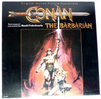 RARE Disque Vinyle 33T CONAN THE BARBARIAN - MCA 6108 1982 POCHETTE FRAZETTA - Platen & CD