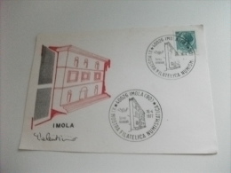 STORIA POSTALE FRANCOBOLLO ITALIA ANNULLO MOSTRA IMOLA - Imola