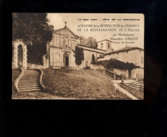 MEYZIEU Rhône 69 : 13 Mai 1951 Fête De La Pentecote Souvenir Bénédiction Des Travaux De Restauration église Mgr CAILLOT - Meyzieu