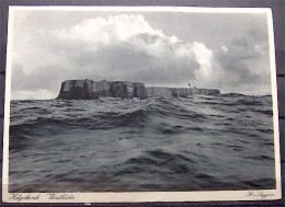 Alte Karte "Helgoland Westküste, V. Seggern - Seepost-Stempel Hamburg-Helgoland" - Helgoland