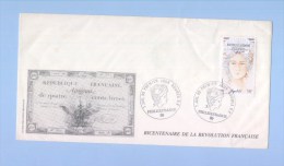 NOUVELLE CALEDONIE (New Caledonia) - Premier Jour FDC - YT PA 261 - 1989 - Bicentenaire De La Révolution Française - FDC