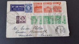 Australia 1953 Food Used On Front Cover - Brieven En Documenten