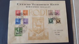 Italy 1947 British Occupation Of Italian Colonies Carpathos, Souvenir Cover - Occ. Britanique MEF