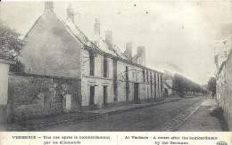 PICARDIE - 60 - OISE - VERBERIE - Guerre 14 - Bombardements - Une Rue - Verberie