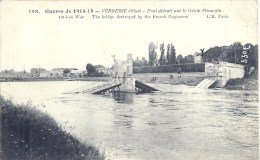 PICARDIE - 60 - OISE - VERBERIE - Guerre 14 - Bombardements - Pont - Verberie