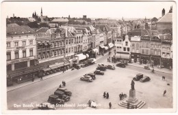 Den Bosch - Markt Met Standbeeld Jeroen Bosch: MOTORFIETS,OLDTIMER AUTO'S - Hotel Centraal &  Noord-Brabant / Nederland - 's-Hertogenbosch